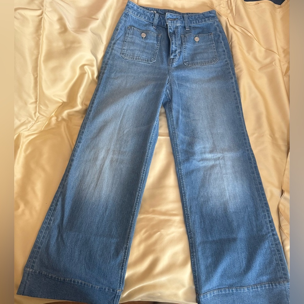 J. Crew Blue Flare & Wide Leg Jeans Size 27